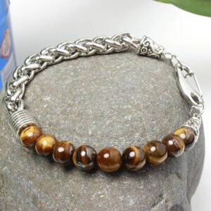 FBB88311 Premium Material Fashion Bangle (Brown)