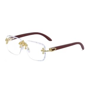 Royal Cross Sunglass (Transparent)